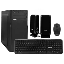 Gabinete Kit Satellite K702M Fonte 200W / Speaker / Mouse / Teclado Portugues - Preto