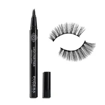 Cilios Postiços Con Delineador Adesivos Phoera Glam Express - Miami