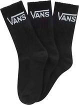 Meias Vans Classic Crew VN0A49ZFBLK - Feminina (3 Pares)