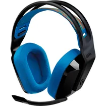 Headset Gamer Logitech G535 Lightspeed Sem Fio - Preto/Azul (939-002218)
