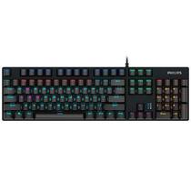 Teclado Philips SPK8404/ 00 Gaming/ Esp/ Mecanico/ Negro