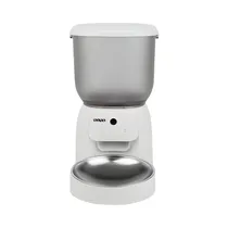 Comedero Automático para Mascotas Satellite A-DF07V Automatic Pet Feeder 4L Bivolt Blanco
