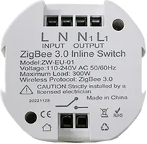 Modulo Zemismart Zigbee ZW-EU-01 (HMO01SR) 300W Bivolt Branco