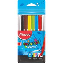 Maped Marcador Ocean Color Peps 6 Colores Lavables