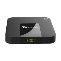 Receptor TV Box TX Super 8K / 32GB / 5G / Wifi / Bluetooth / Android 9.0 + Controle Nintendo e Um Jogo - Preto