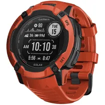 Smartwatch Garmin Instinct 2X Solar 010-02805-01 com GPS/Bluetooth - Flame Red