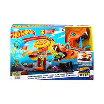 Pista de Juego Mattel Hot Wheels City Pizza Slam Cobra Attack HTN81