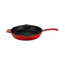 SartéN Grill de Hierro Fundido Lava LVYGT28K0R 2.16L 28 CM Rojo