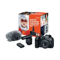 Kit Creador de Contenido Cámara Canon Eos R7 18-45MM F/4.5-6.3 Is STM + Micrófono + Batería