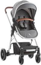 Carrinho para Bebe Premium Baby PB2326 Mike Cinza