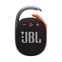 Speaker / Caixa de Som JBL Clip 4 com Bluetooth V5.1 - Black/Orange