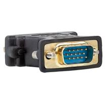 Adaptador de Video DVI Femea para VGA Macho - Preto