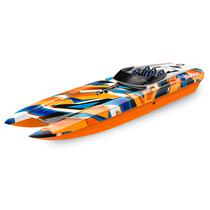 Lancha Traxxas DCB M41 Catamaran RTR Tqi TSM Orange 57046-4