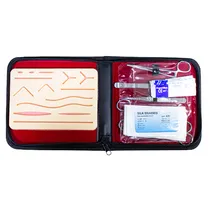Kit de Sutura de Aço Inoxidável 19 Peças com Pele 3 Camadas