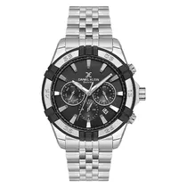 Relogio Analógico Masculino Daniel Klein DK.1.14007-1 Exclusive Gent / Pulseira de Aço Inoxidável - Preto/Prata