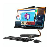 Computador Lenovo All In One F0EM00AHUS - Ryzen 5 Pro 4650GE - 8GB/256GB SSD - 23.8" - com Mouse e Teclado - Preto