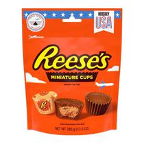 Chocolate Hersheys Reeses Mini Recheio Pasta de Amendoim Pacote 385G