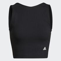 Top Deportivo Femenino Adidas Sportswear Cropped Ribbed Sin Mangas