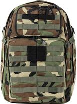 Mochila 5.11 Tactical RUSH24 2.0 56563WL-938 Woodland Camo 37L