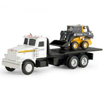 John Deere 1/64 Skid Steer Loader 320E W/Peterbilt 367 45474