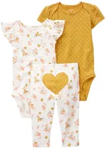 Body Carter's 1P596810 - Feminino (3 Unidades)