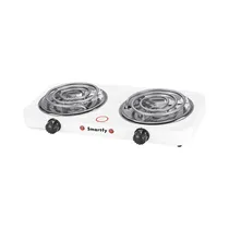 Cocina Eléctrica Espiral Smartfy FG03W 2 Hornallas 220V Blanco