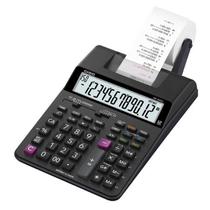 Calculadora Con Bobina Casio HR-100RC-BK-DC c/Pila(AAX4)s/Fuente(6V)/Black