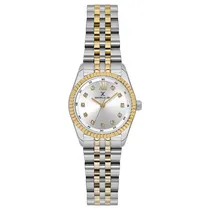 Relogio Analogico Feminino Daniel Klein DK.1.13925-3 Premium Lady / Pulseira de Aço Inoxidável - Prata/Dourado