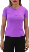 Camiseta Joog Basica Poliamida Roxa Feminina