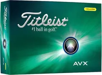 Bola de Golfe Titleist Avx Amarelo (12 Unidades)