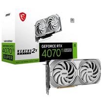 Placa de Vídeo 16GB Exp. GF-RTX4070TI Super MSI Ventus 2X Oc White 912-V513-629