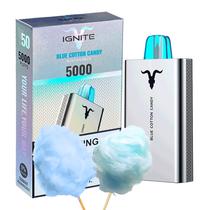 Vape Descartavel Ignite V50 5000 Puffs com 5% Nicotina - Blue Cotton Candy