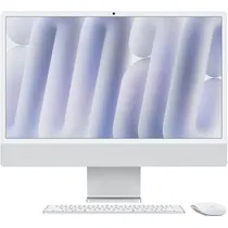 Apple Imac (Late 2024) 24" 4.5K M4 256 GB MWUU3LL/A - Silver (Inglês)