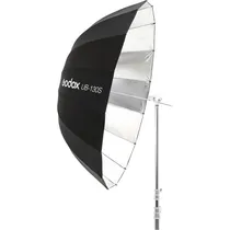Sombrinha de Estúdio Fotográfico Godox UB-130S - Preto/Prata 130CM