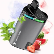 Vape Descartável Black Sheep 20000 Puffs Con 5% Nicotina - Fresh Mint.W Strawberry
