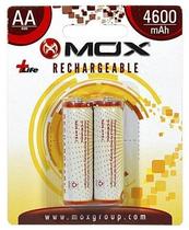 Pilha Mox Recarregavel c/2 AA 4600MAH