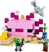 Lego Minecraft The Axolotl House - 21247 (242 Peças)