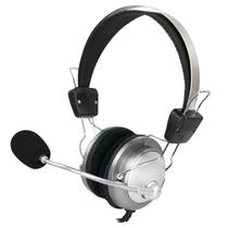 Headset Satellite AE-335 - com Fio - Driver 40MM - Prata