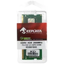 Memória Ram para Notebook 4GB Keepdata KD26S19/4G DDR4 de 2666MHZ