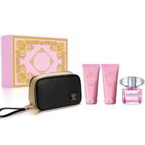 Versace Bright Crystal Kit 90ML+B.Loti+SH.Gel+Nece