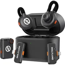 Microfone de Lapela Sem Fio Hollyland Lark M2S Ultimate Combo Wireless, 2 Transmissores, 3 Receptores, 300M Alcance