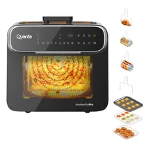 Fritadeira Elétrica Quanta Airviewfry Pro QTFTH130 4 Em 1 - 1600W - 13L - 220V/60HZ - Preto