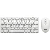 Kit Teclado + Mouse FTX GK03 Sem Fio - Branco (Portugues)