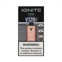 Dispositivo Descartavel Ignite V120 Pro 12000 Puffs Rose Gold Cactus
