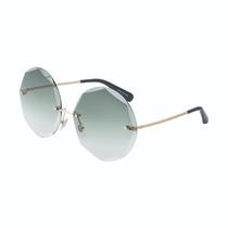 Oculos de Sol Feminino Daniel Klein DK4191P-C3 - Dourado/Verde