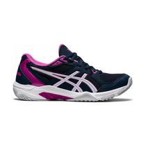 Tenis Asics Gel Rocket 10 Feminino Marinho/Roxo 1072A056-400