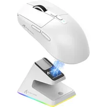 Mouse Gamer Attack Shark X6 1K RGB Sem Fio - Branco