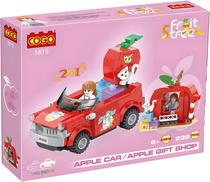 Cogo Fruit Street Apple Car & Shop 2EM1 - 3815 (232 Pecas)