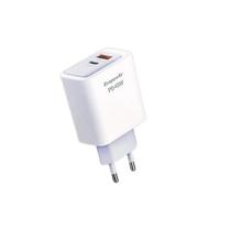 Carregador Ecopower EP-7074 USB-C/USB-A/45W - Branco