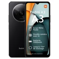 Celular Xiaomi Redmi A3 - 4/128GB - 6.71" - Dual-Sim - Midnight Black